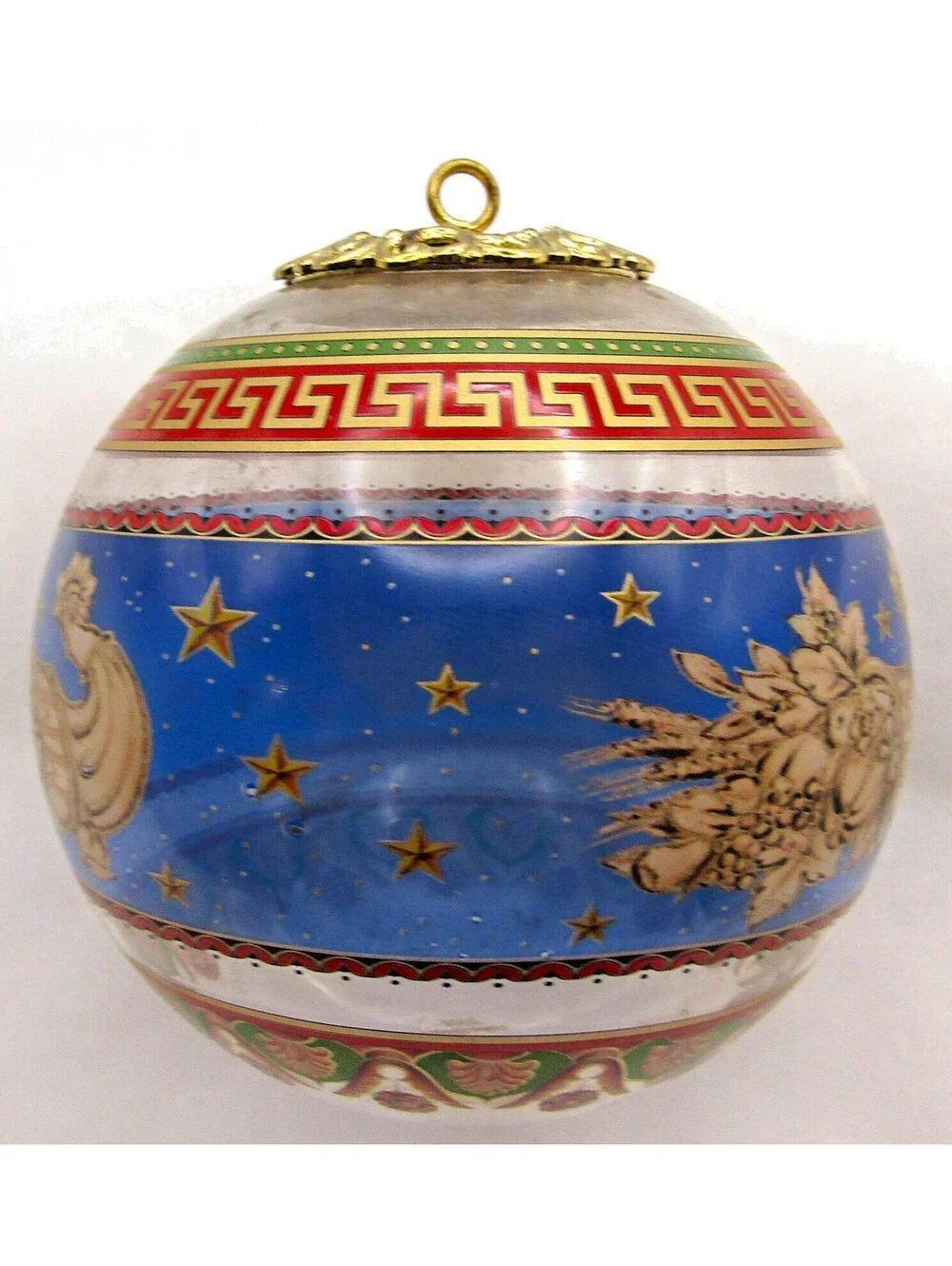 Versace Rosenthal Christmastide Ornament with Original Box and Label